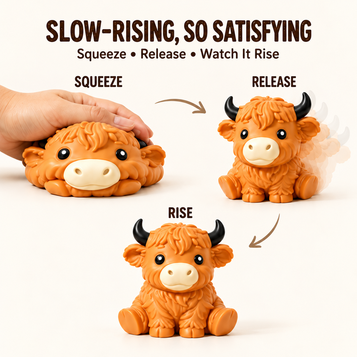 Moochi Highland Cow Squishy