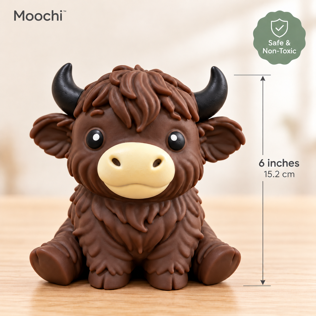 Moochi Highland Cow Squishy