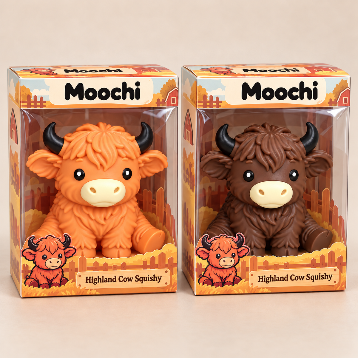 Moochi Highland Cow Squishy